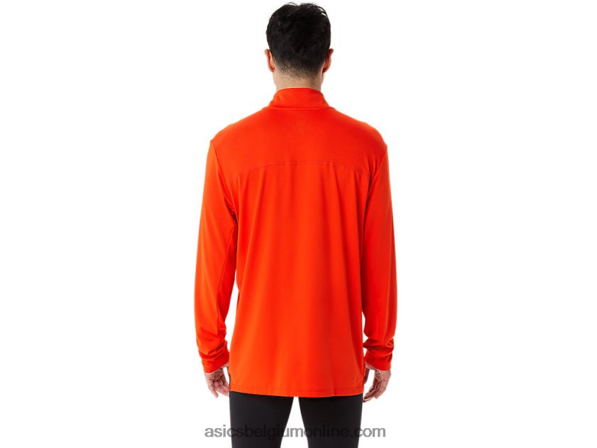 kant-en-klare halve ritssluiting voor heren V6HXR2966 kerstomaat Asics