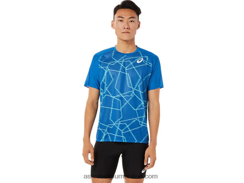 lichte herentop met korte mouwen V6HXR21443 meer rijden Asics