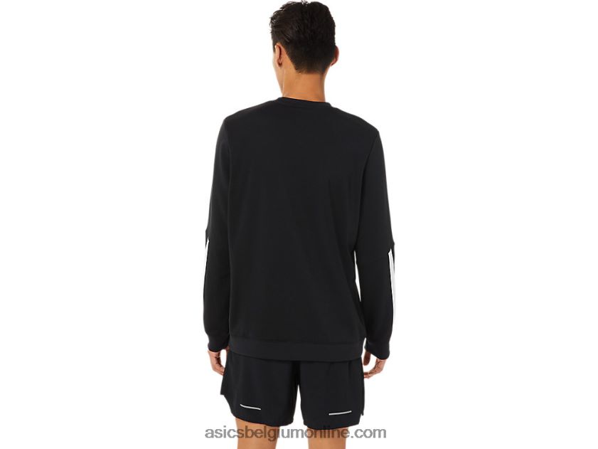 mannen lam crew V6HXR2786 prestatie zwart Asics