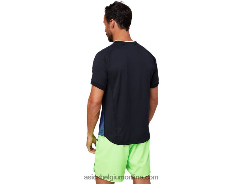 match graphic heren-T-shirt V6HXR21830 prestatie zwart Asics