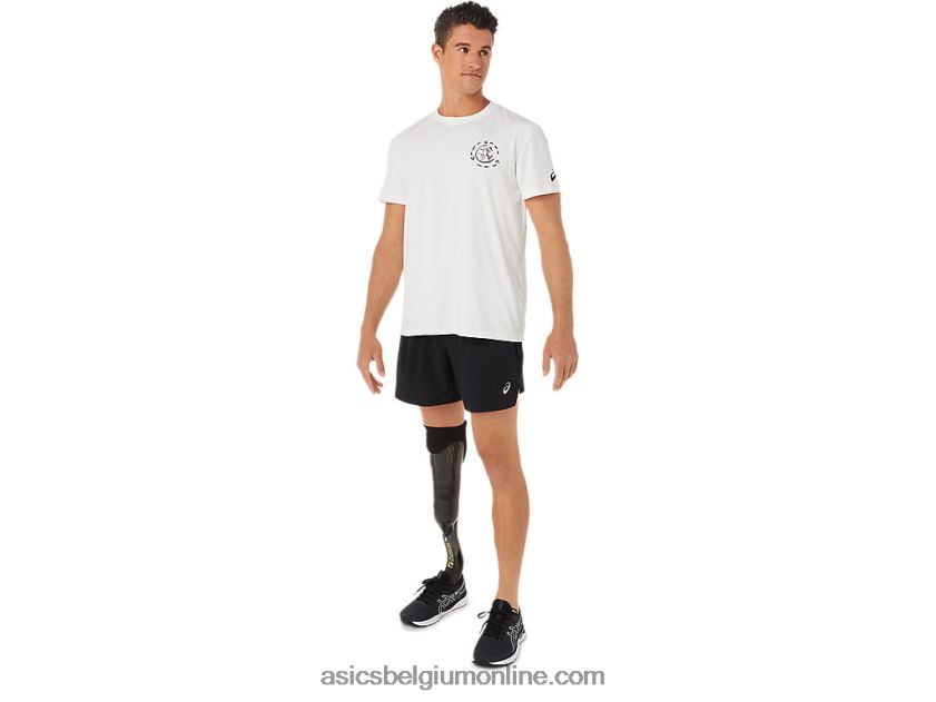 oceaanafvallooptop voor heren V6HXR21487 natuurlijk wit Asics