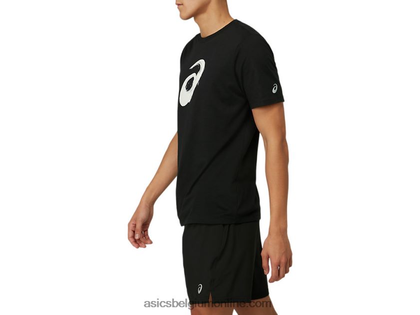 penseel korte mouw T-shirt V6HXR22075 prestatie zwart Asics