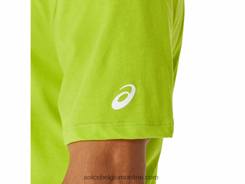 strepen zonsopgang tee V6HXR2142 limoenschil Asics