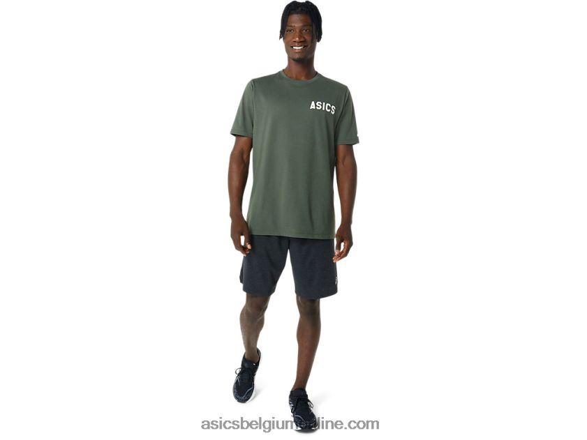 strepen zonsopgang tee V6HXR2787 olijf canvas Asics