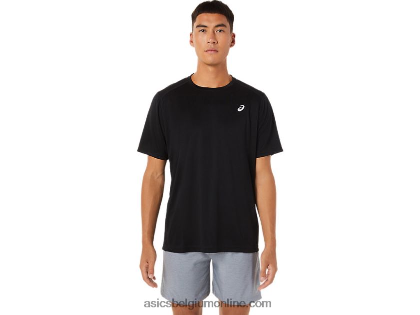 top met korte mouwen V6HXR2881 prestatie zwart Asics