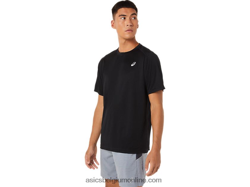 top met korte mouwen V6HXR2881 prestatie zwart Asics