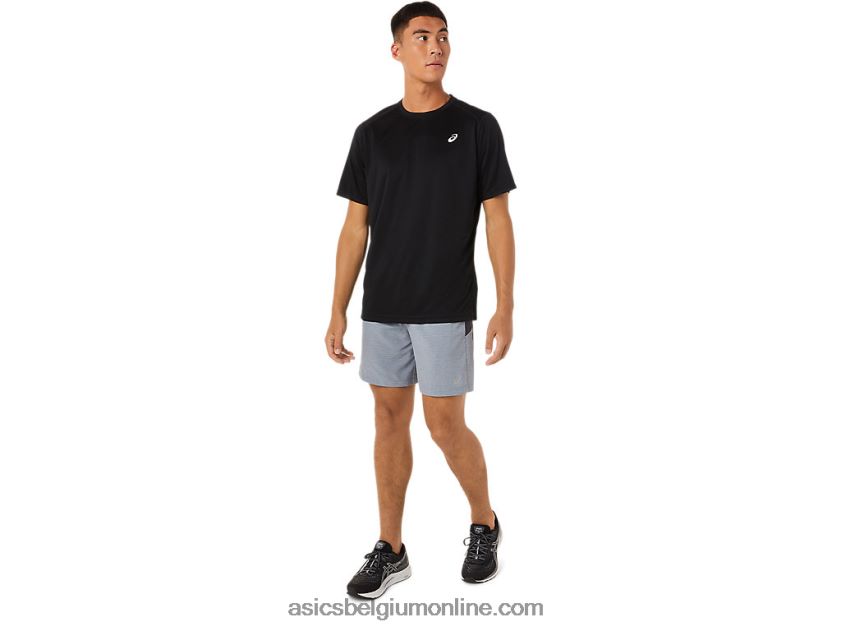 top met korte mouwen V6HXR2881 prestatie zwart Asics