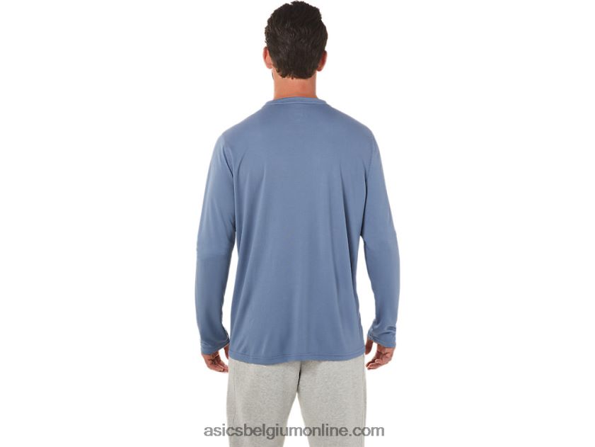 top met lange mouwen V6HXR21755 stormblauw Asics