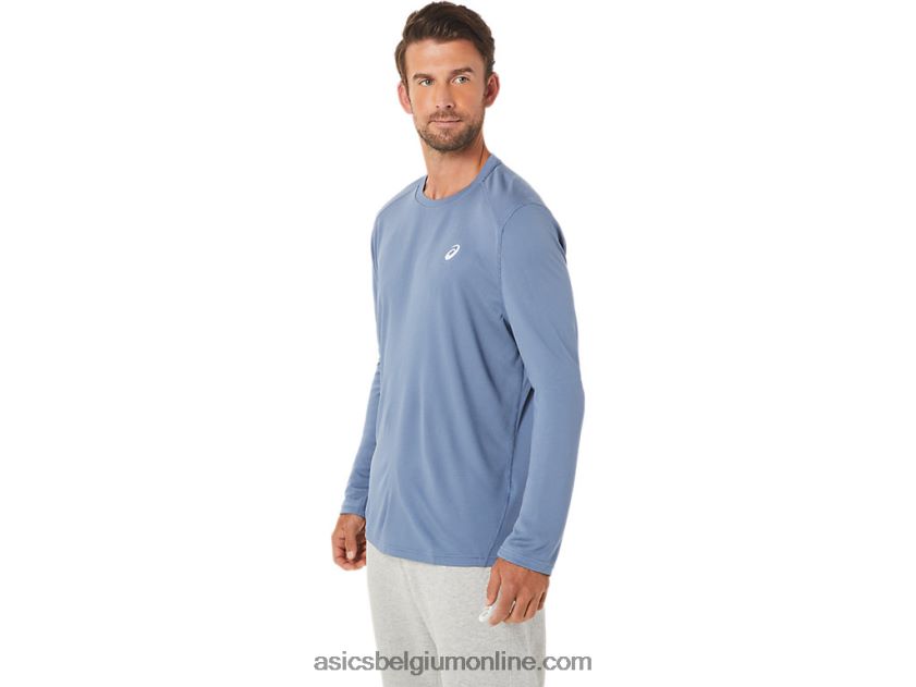 top met lange mouwen V6HXR21755 stormblauw Asics
