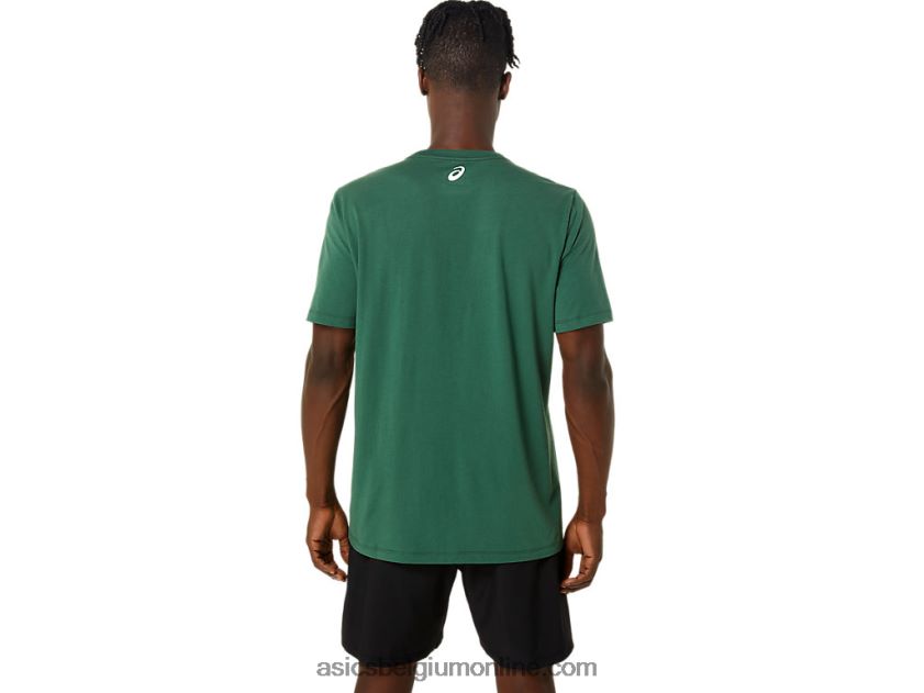 vakantieverlichting logo crew V6HXR2791 jagersgroen Asics