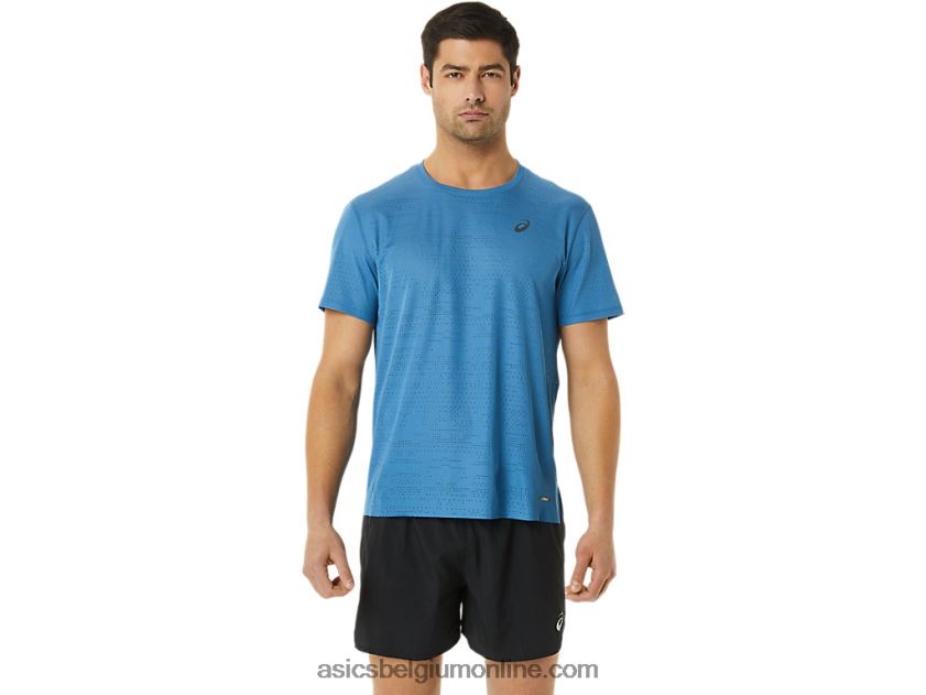 ventilerende actibreeze top met korte mouwen voor heren V6HXR21115 azuur Asics