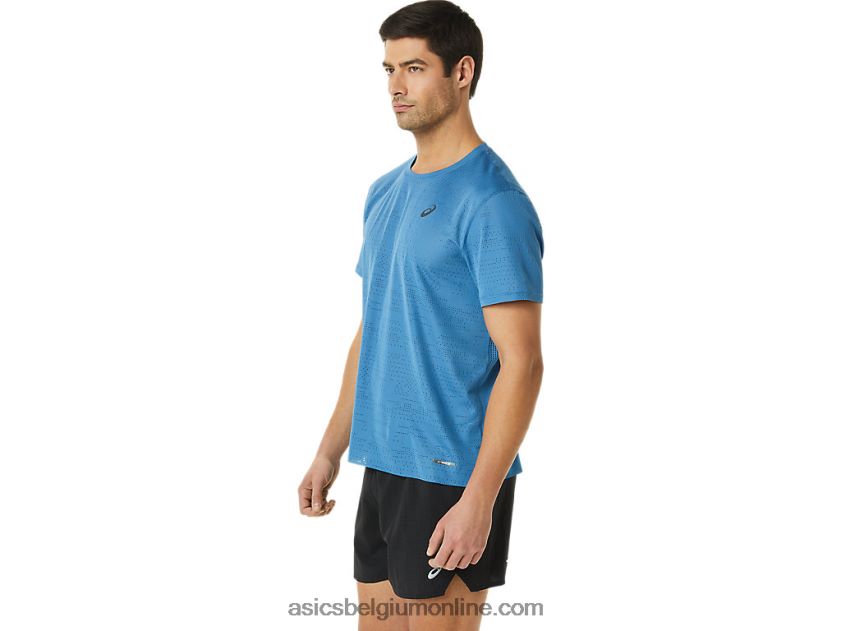ventilerende actibreeze top met korte mouwen voor heren V6HXR21115 azuur Asics