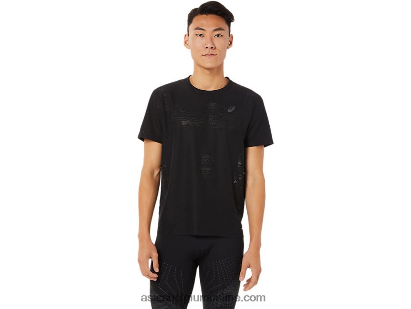 ventilerende actibreeze top met korte mouwen voor heren V6HXR21390 prestatie zwart Asics
