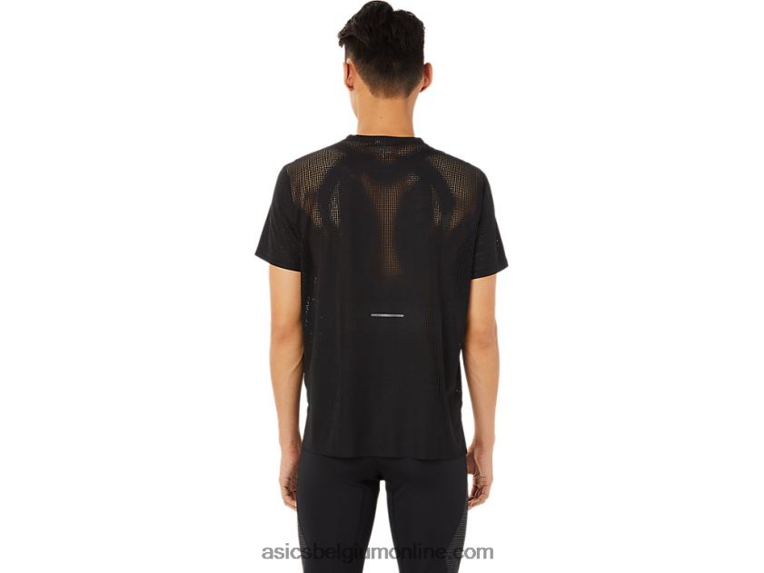 ventilerende actibreeze top met korte mouwen voor heren V6HXR21390 prestatie zwart Asics