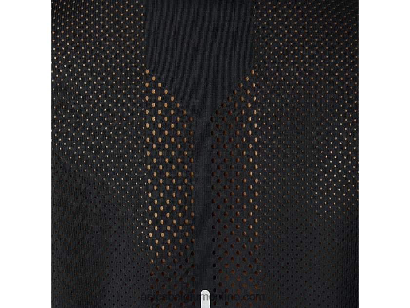 ventilerende top met korte mouwen voor heren V6HXR21788 prestatie zwart Asics