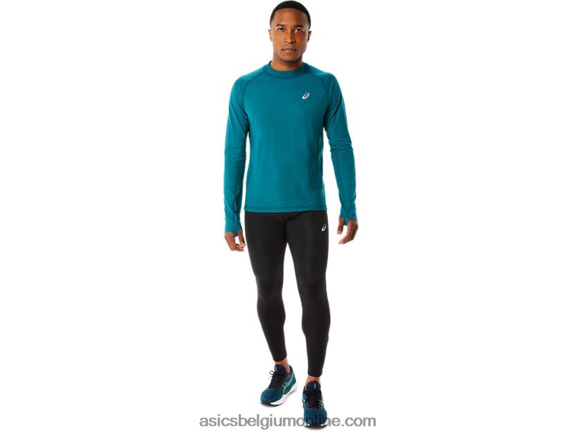 winter hardlooptop met lange mouwen voor heren V6HXR2854 fluweel grenen Asics