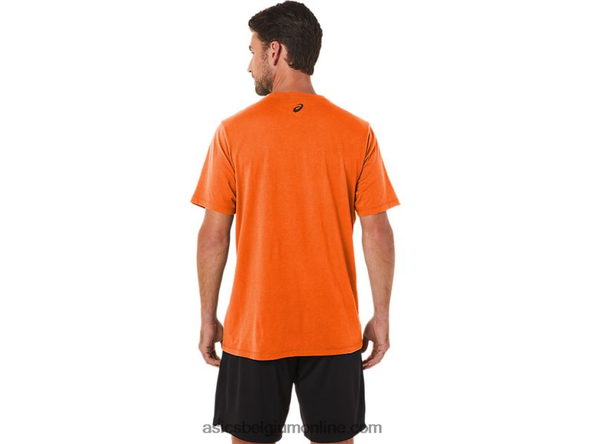 zonsopgang runner grafisch T-shirt V6HXR21186 goudsbloem oranje heide Asics