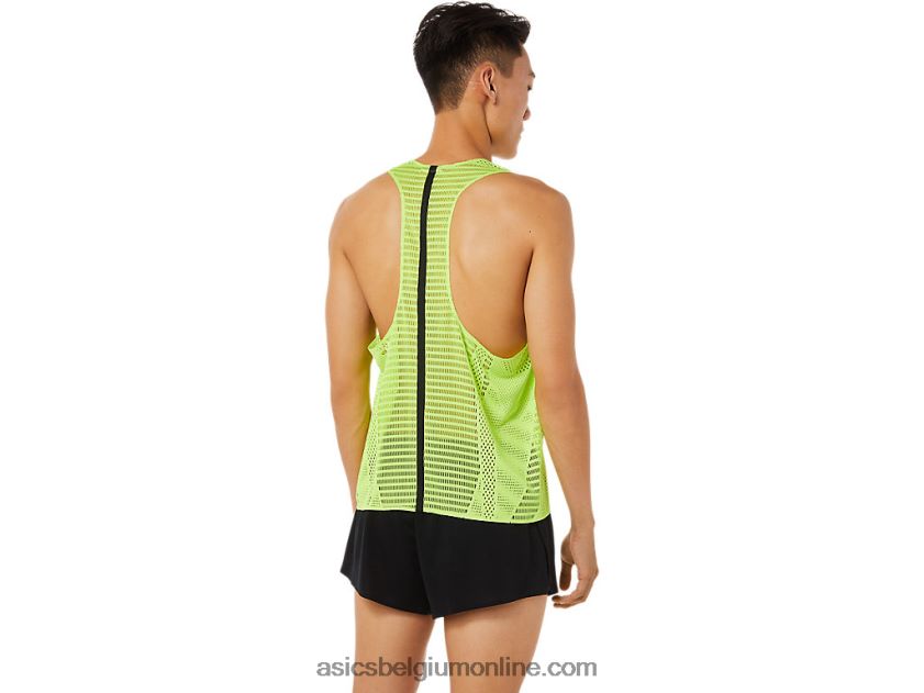 actibreeze-hemd voor heren V6HXR21511 gevaar groen Asics