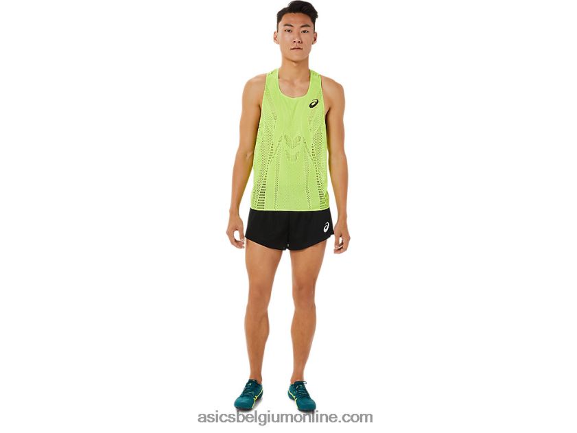 actibreeze-hemd voor heren V6HXR21511 gevaar groen Asics