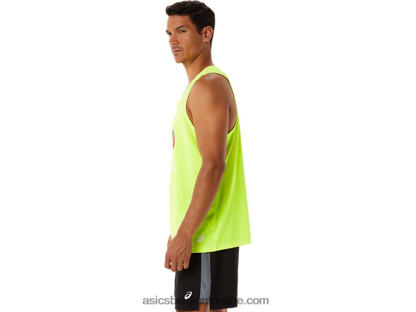 heren kant-en-klaar ii singlet wch V6HXR21290 veiligheid geel Asics