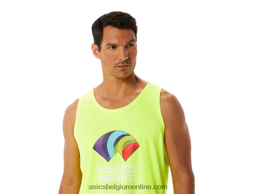 heren kant-en-klaar ii singlet wch V6HXR21290 veiligheid geel Asics