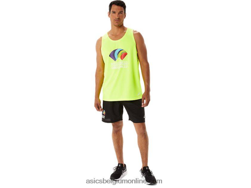 heren kant-en-klaar ii singlet wch V6HXR21290 veiligheid geel Asics