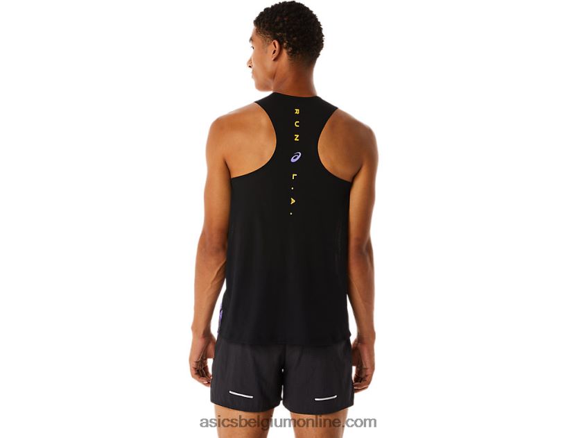 heren marathon singlet V6HXR2252 lichtoranje/oranje pop/amethist Asics