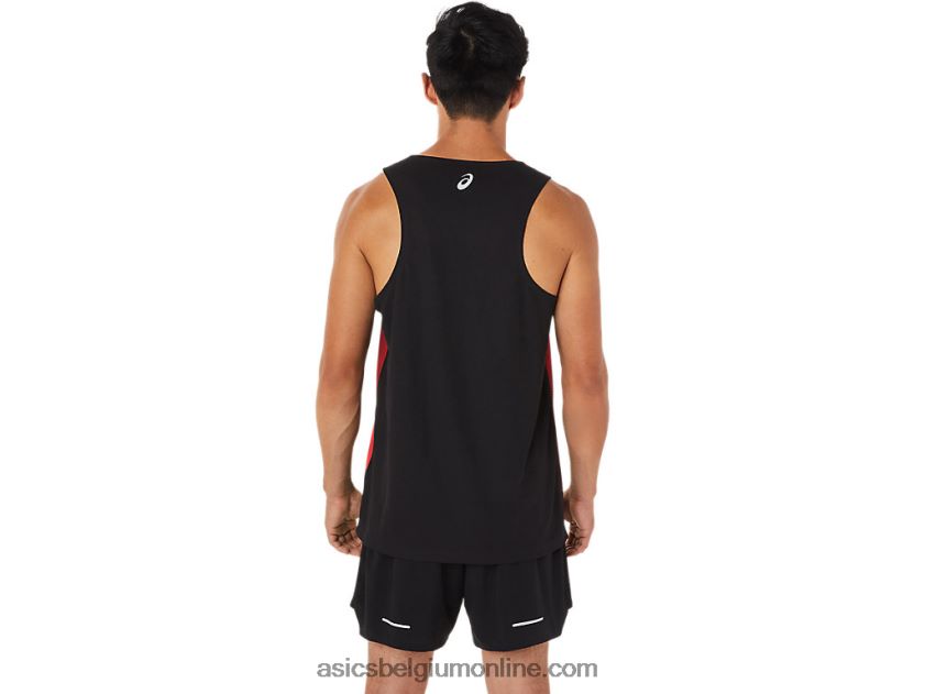 heren singlet V6HXR21648 elektrisch rood Asics