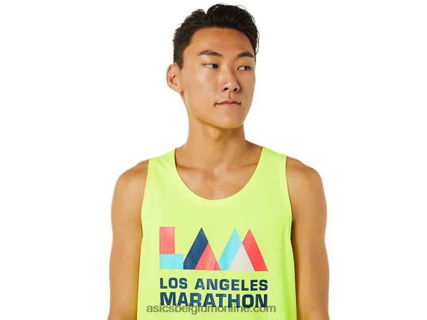 heren singlet lam ready-set ii V6HXR21619 veiligheid geel Asics