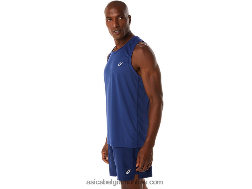 kant-en-klaar lyte-singlet voor heren V6HXR2176 Indigo blauw Asics