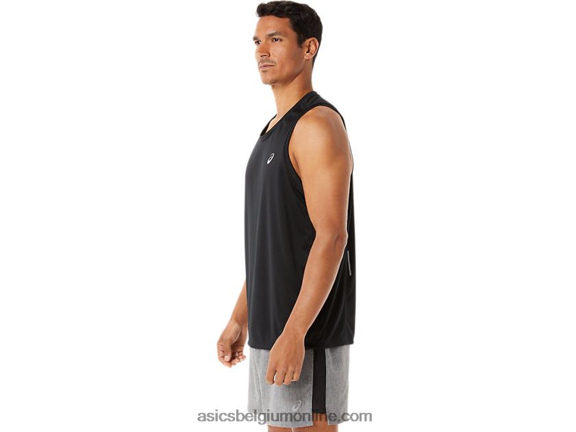kant-en-klaar lyte-singlet voor heren V6HXR2311 prestatie zwart Asics
