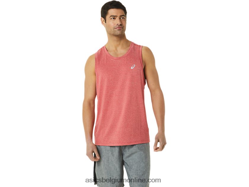 kant-en-klaar lyte-singlet voor heren V6HXR2313 klassieke rode heide Asics