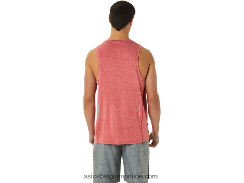 kant-en-klaar lyte-singlet voor heren V6HXR2313 klassieke rode heide Asics