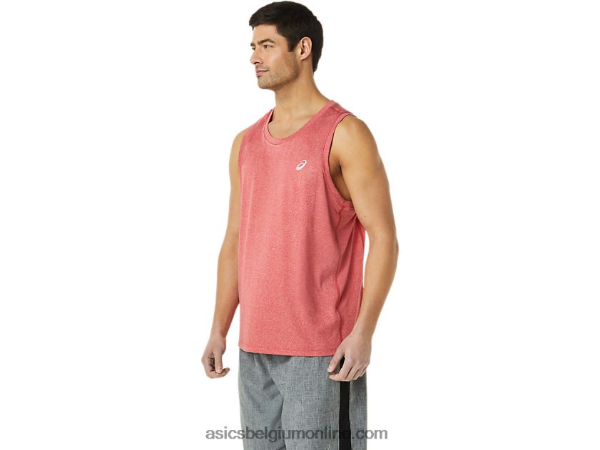 kant-en-klaar lyte-singlet voor heren V6HXR2313 klassieke rode heide Asics