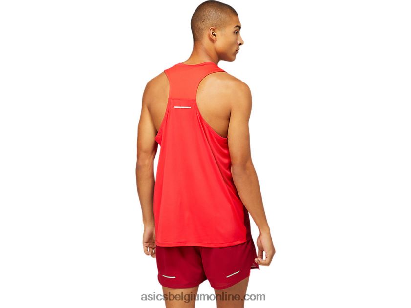 kasane singlet voor heren V6HXR21798 elektrisch rood/bordeaux Asics