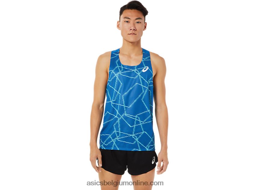 licht mesh-singlet voor heren V6HXR21397 meer rijden Asics