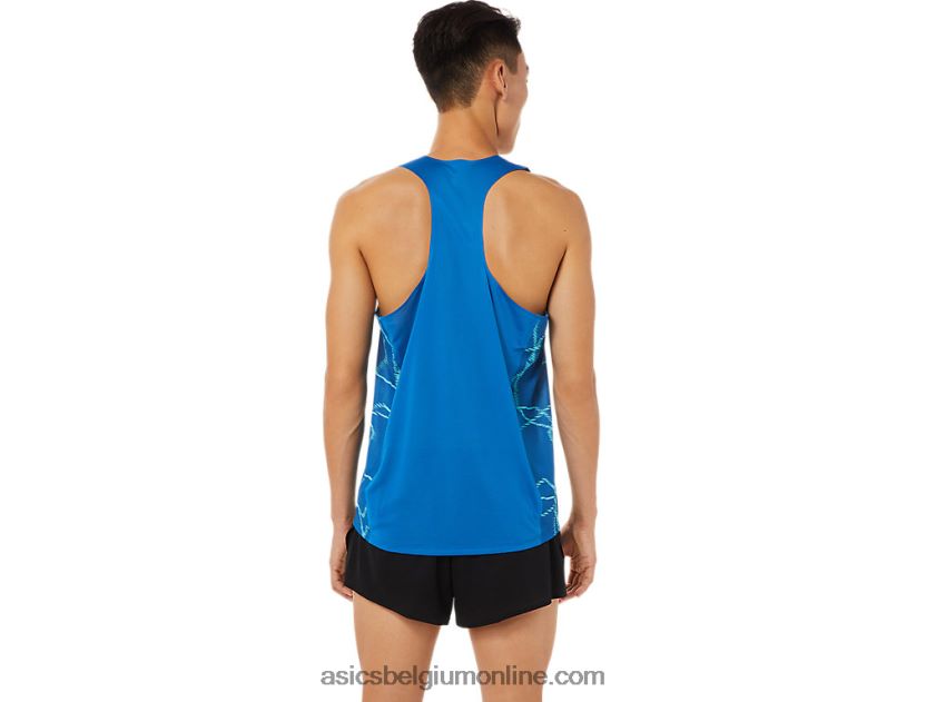 licht mesh-singlet voor heren V6HXR21397 meer rijden Asics