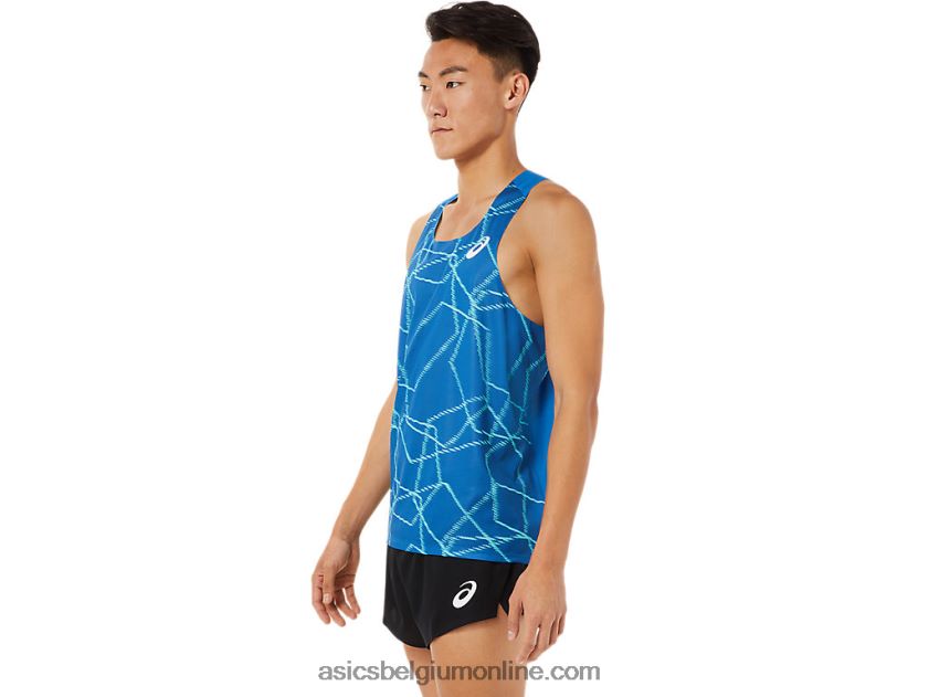 licht mesh-singlet voor heren V6HXR21397 meer rijden Asics