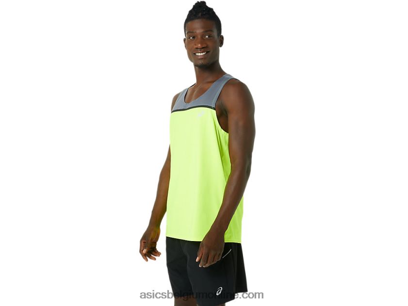 pr lyte-singlet voor heren V6HXR21021 veiligheid geel/metropolis Asics