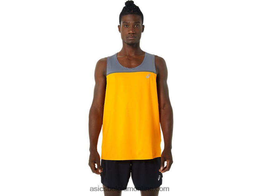 pr lyte-singlet voor heren V6HXR21035 barnsteen/metropool Asics