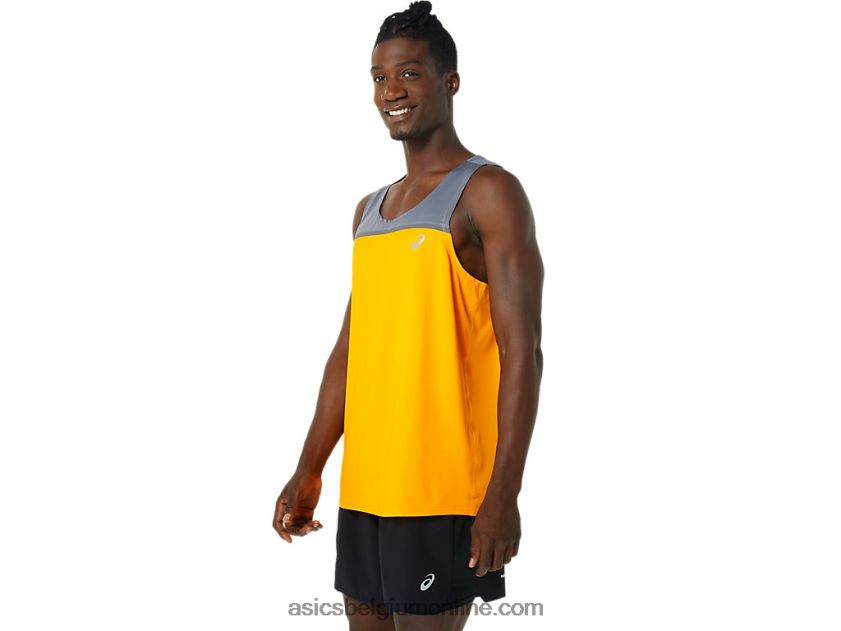 pr lyte-singlet voor heren V6HXR21035 barnsteen/metropool Asics