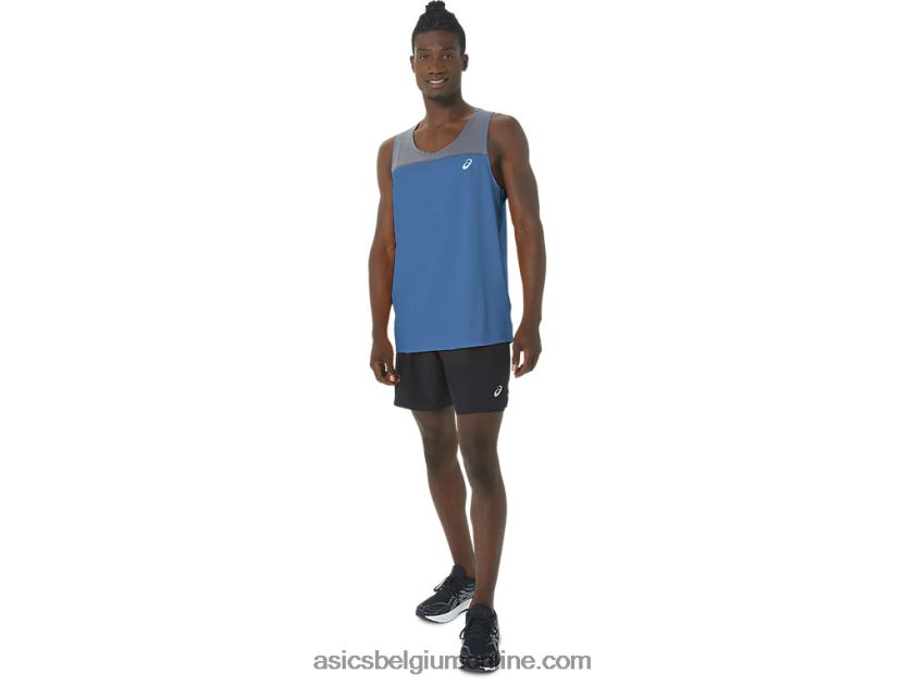pr lyte-singlet voor heren V6HXR21120 azuur/metropool Asics