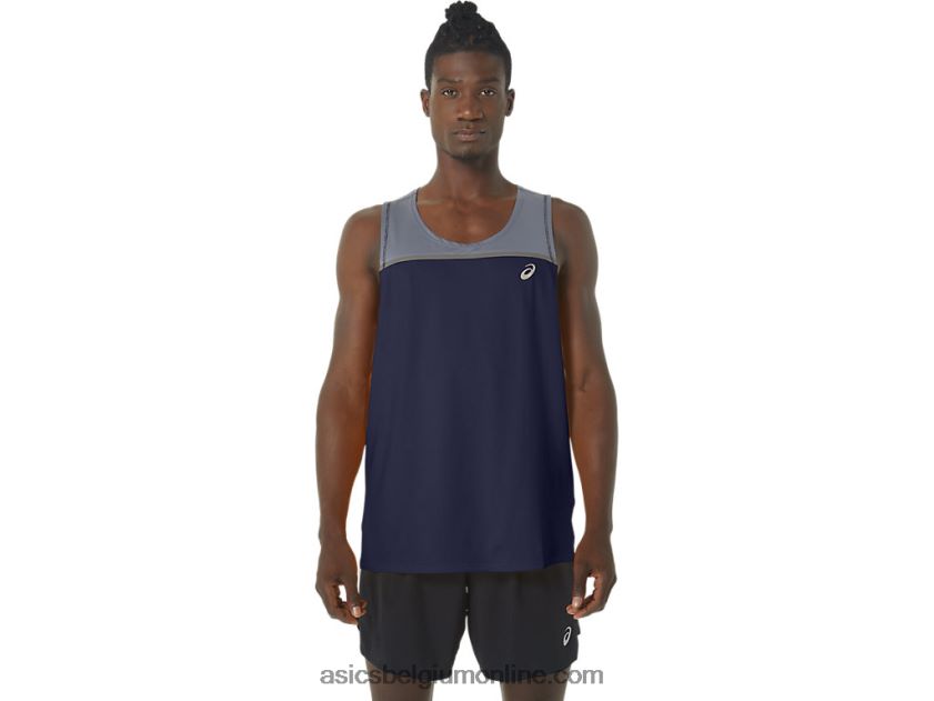 pr lyte-singlet voor heren V6HXR2177 peacoat Asics
