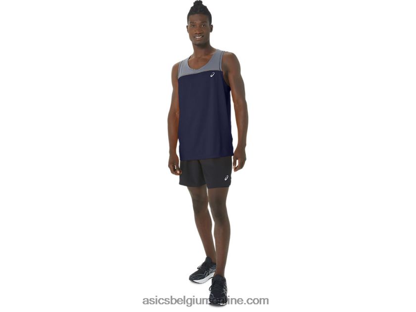 pr lyte-singlet voor heren V6HXR2177 peacoat Asics