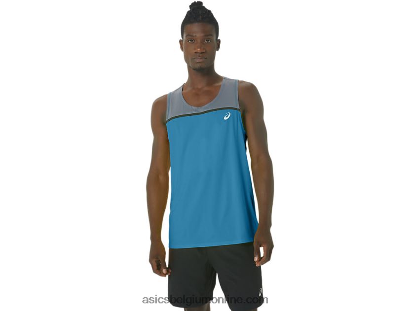 pr lyte-singlet voor heren V6HXR2196 eiland blauw Asics