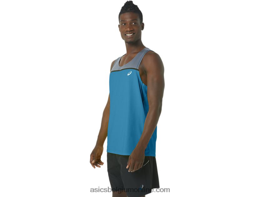 pr lyte-singlet voor heren V6HXR2196 eiland blauw Asics