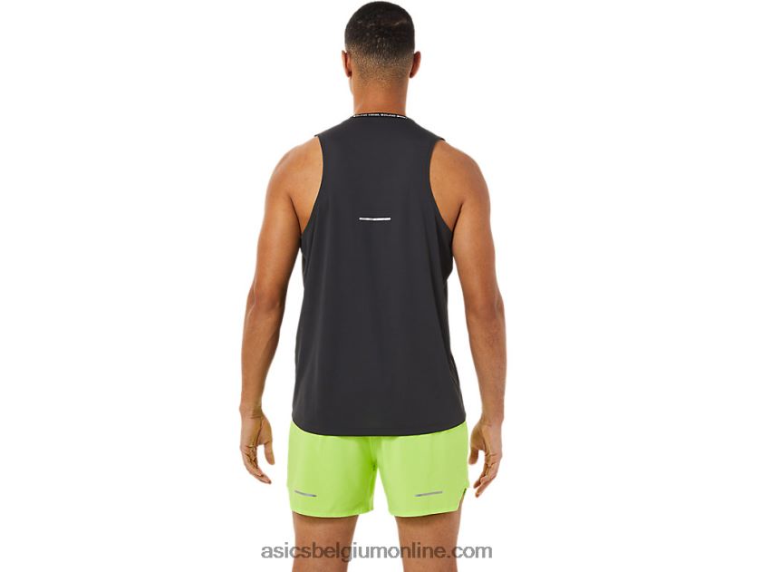 race-singlet voor heren V6HXR21393 performance zwart/grafietgrijs Asics