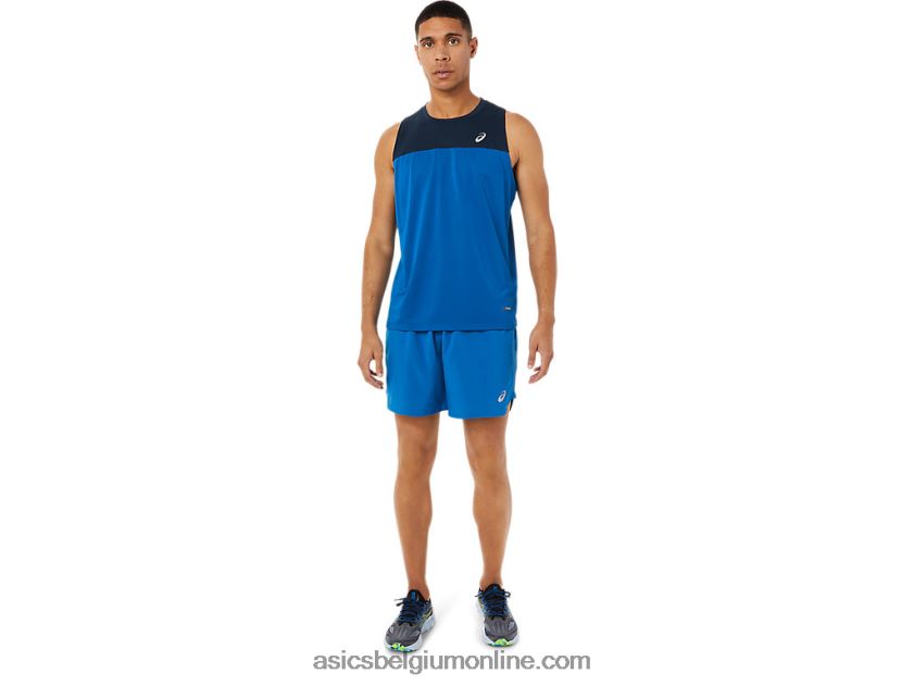 race-singlet voor heren V6HXR21404 franse blue/lake drive Asics