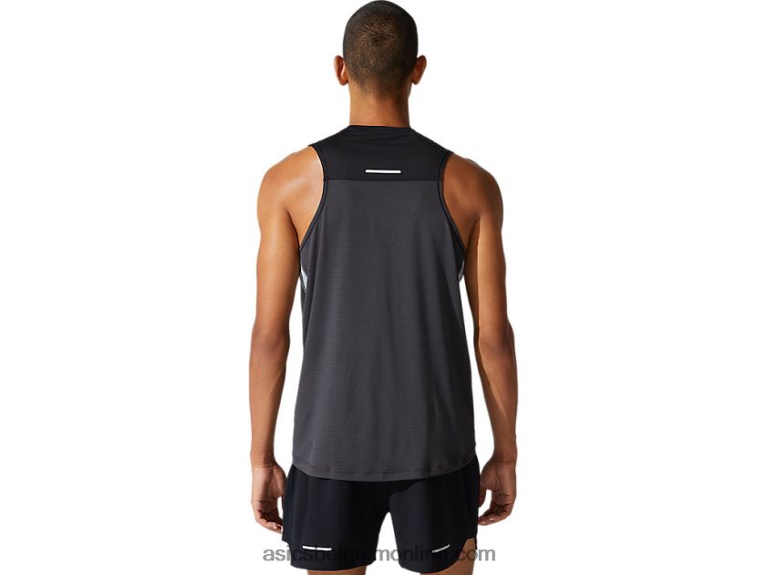race-singlet voor heren V6HXR21982 grafietgrijs/performance zwart Asics