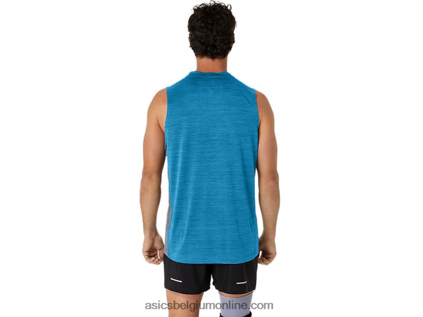 train sana muscle-tanktop voor heren V6HXR217 eiland blauw/sheet rock Asics